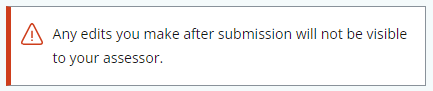 Submission Versioning - Share Modal Warning Warning message for students when sharing with an assignment that has submission versioning enabled.